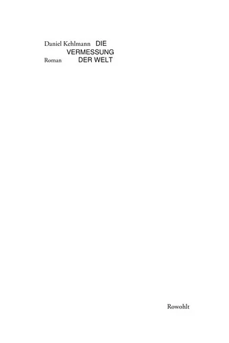 Die Vermessung der Welt