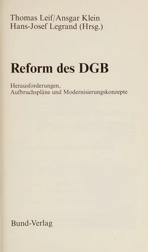 Reform des DGB